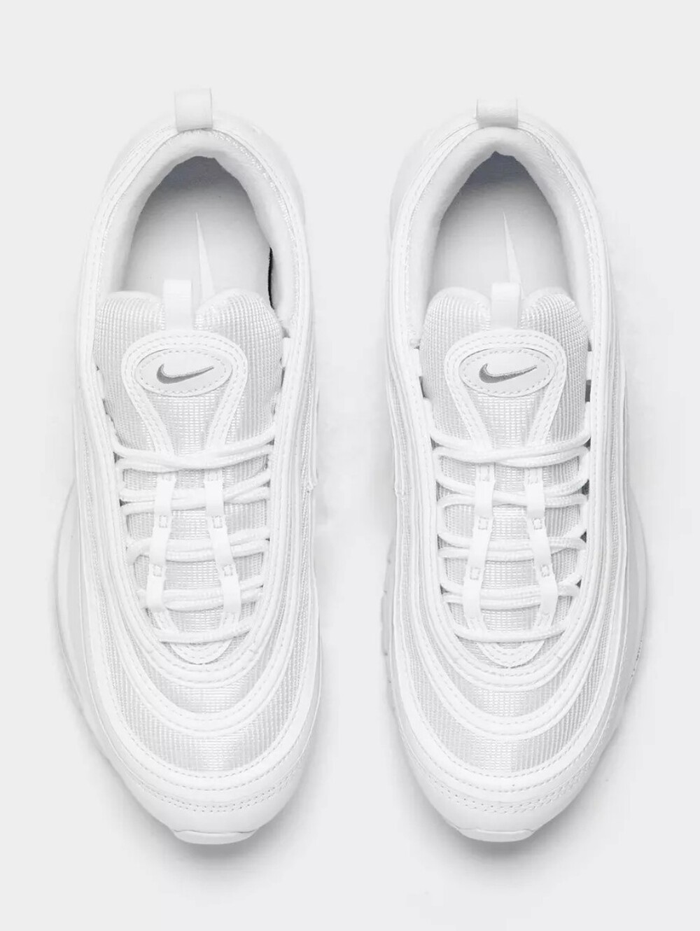 Nike White Air Max 97 Low-Profile Sneakers - Picture 6 of 9